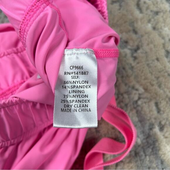 TCEC High-waisted mini athletic skort pink size large CP9666 - Picture 7 of 8